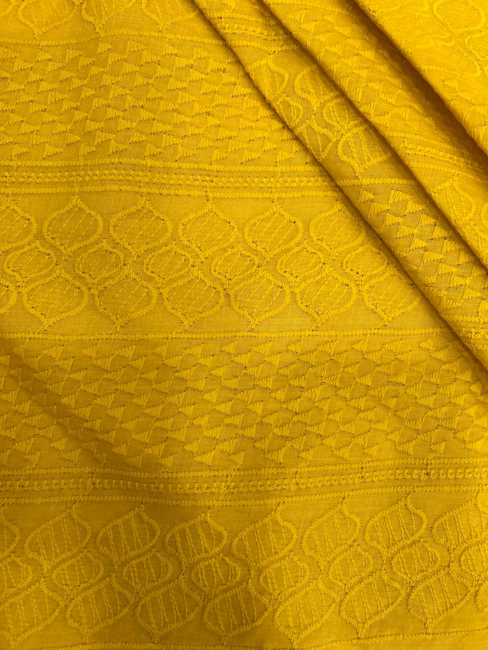 mustard yellow ethnic material