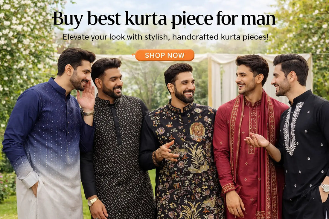 Buy best kurta piece for men – premium designer kurta styles for festive, wedding and traditional wear.