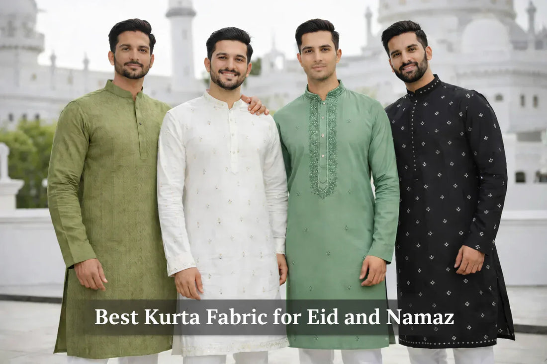 Best kurta fabric for Eid and Namaz worn by Muslim men.