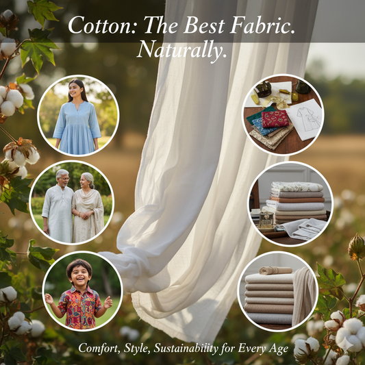“Discover Cotton Fabric: India’s Most Loved, Skin-Friendly & Timeless Material – Guide by Arihant Enterprise”