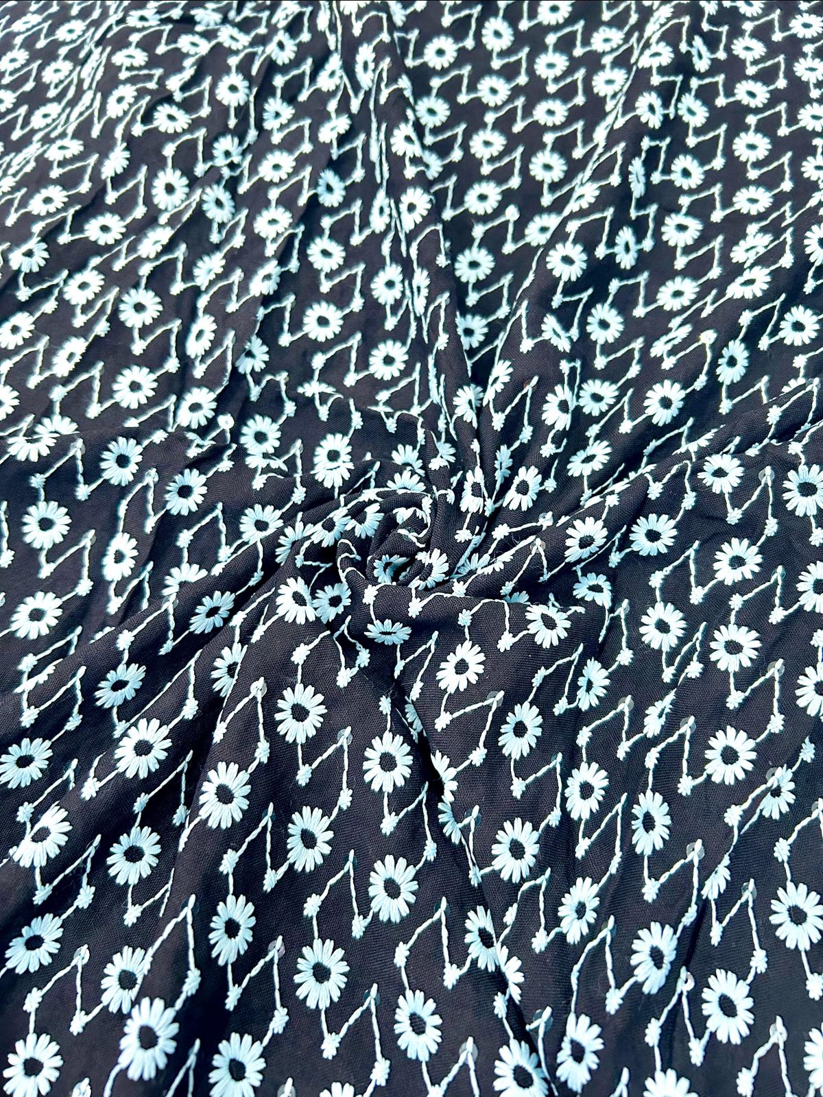 Premium black printed ethnic fabric alongside boys kurta — great for wedding collection, festive season outfits, and kids traditional clothing shopping.