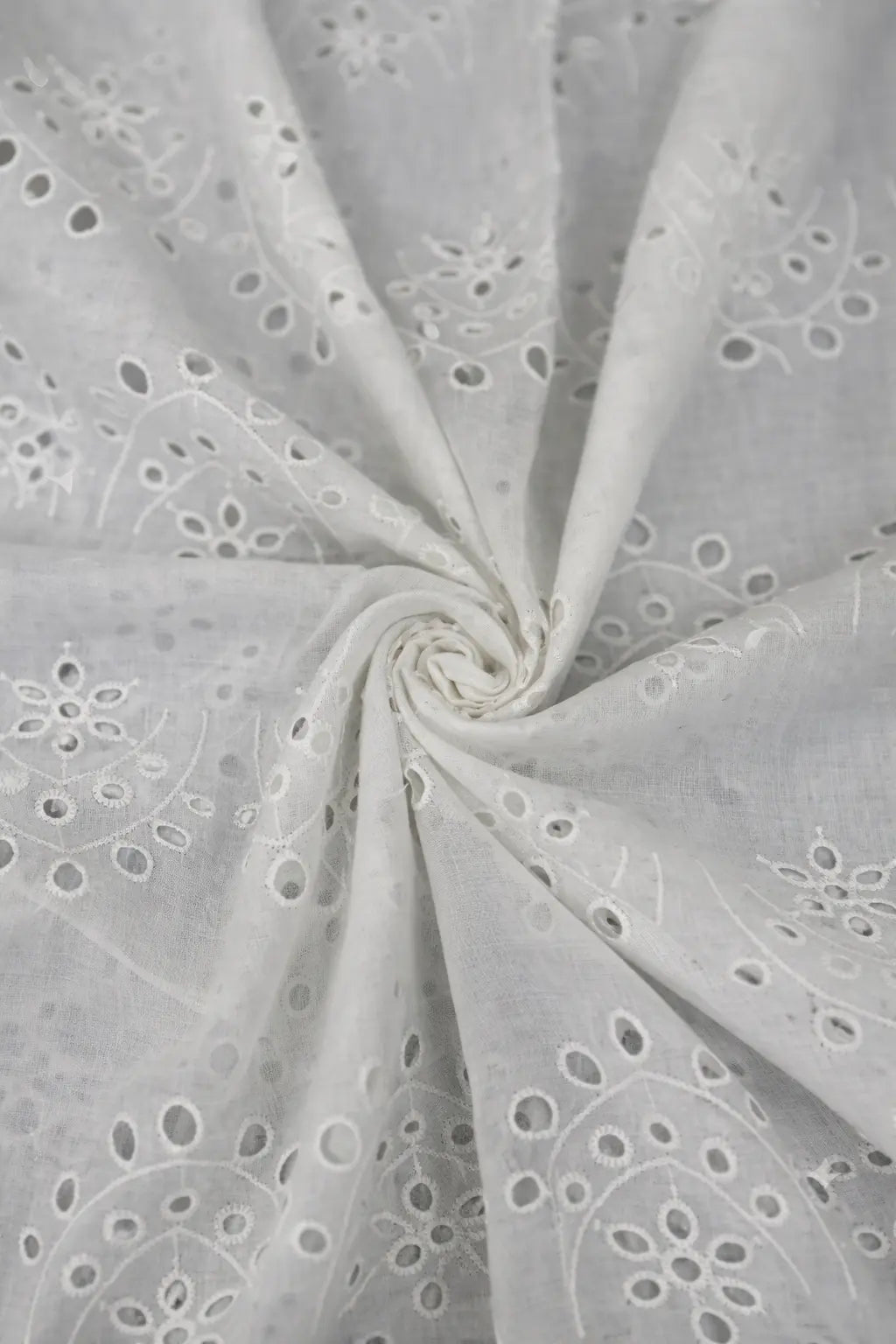 Premium Pure White Hakoba Schiffli Embroidery Fabric | 56” Wide, 52” Detailed Work | Designer Kurti, Suit & Dress Material