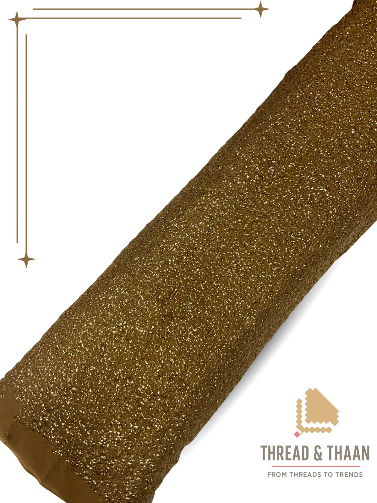 Kichdi Georgette Fabric – Premium Shimmer Finish golden