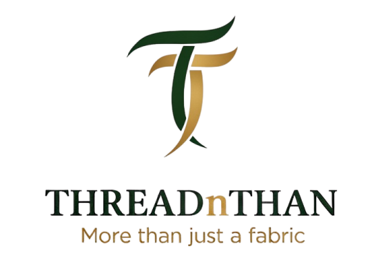 Logo of THREADnTHAN with a stylized 'T' 