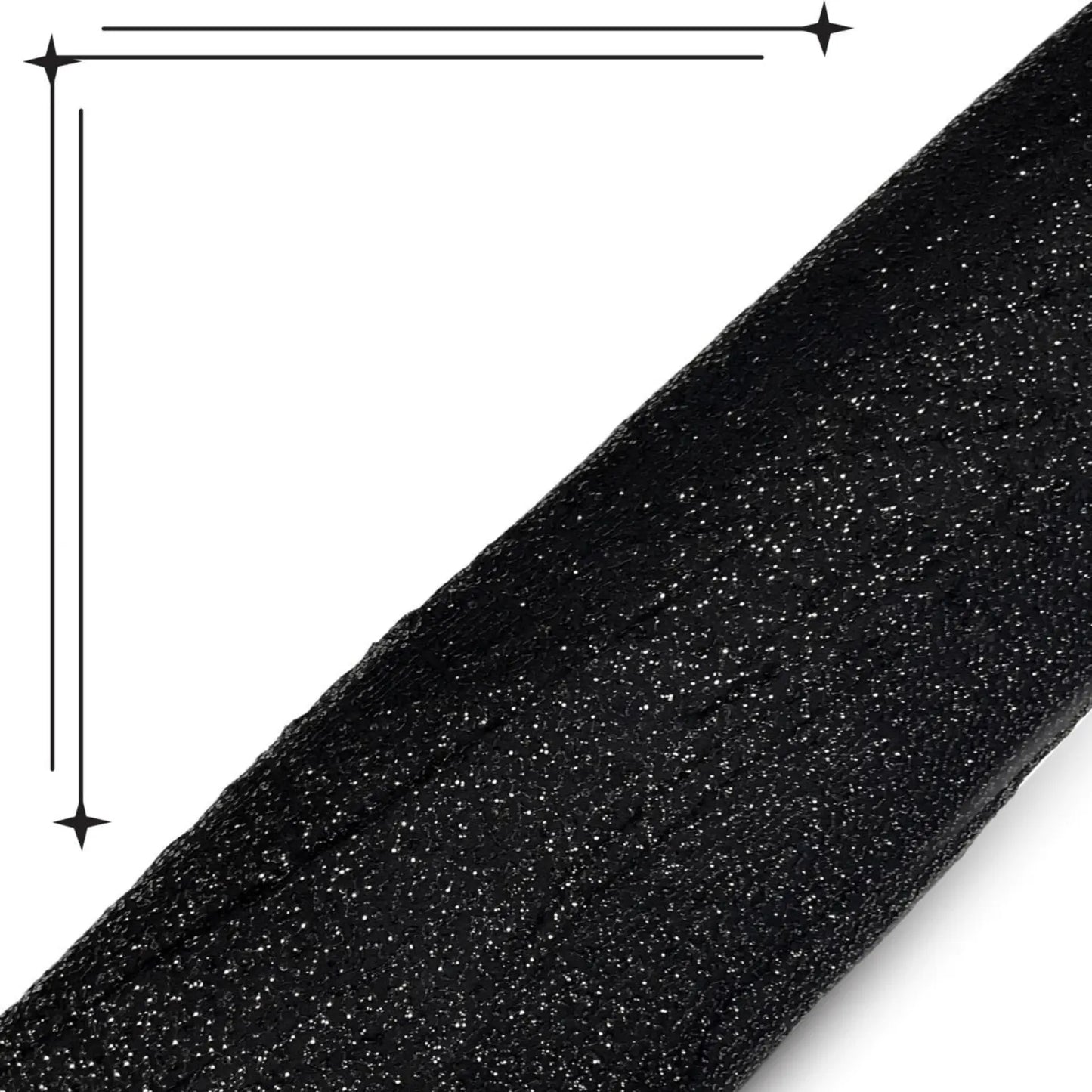 Premium Black Khichdi Georgette Fabric roll with elegant shimmer finish and intricate all-over glitter pattern. Soft, lightweight fabric ideal for sarees, gowns, lehengas, dresses, kurtis, party wear and festive outfits.