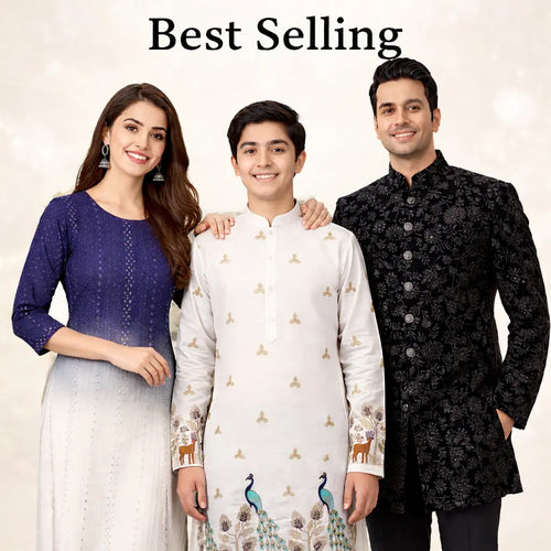Best selling ethnic wear fabrics for men, women and kids