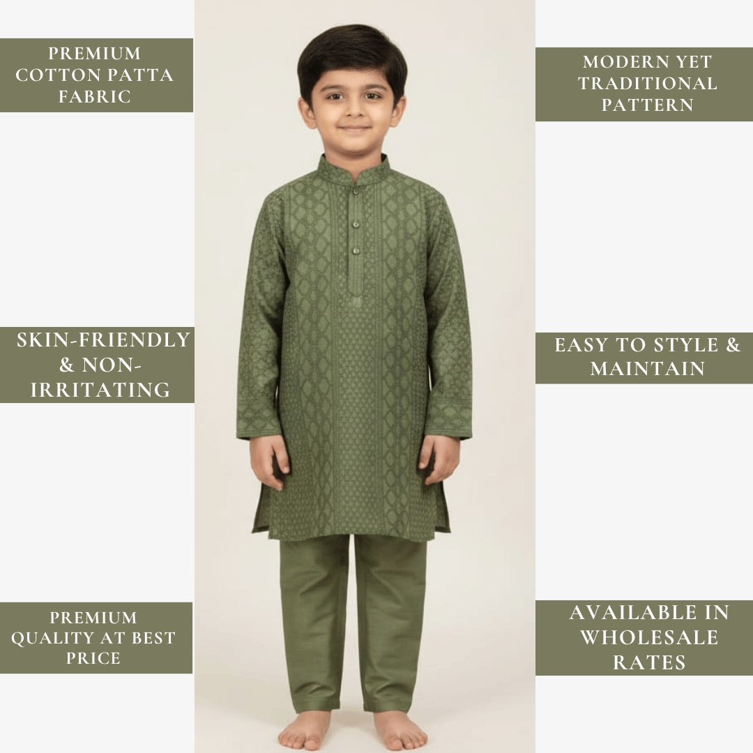 paataa work kids kurta material