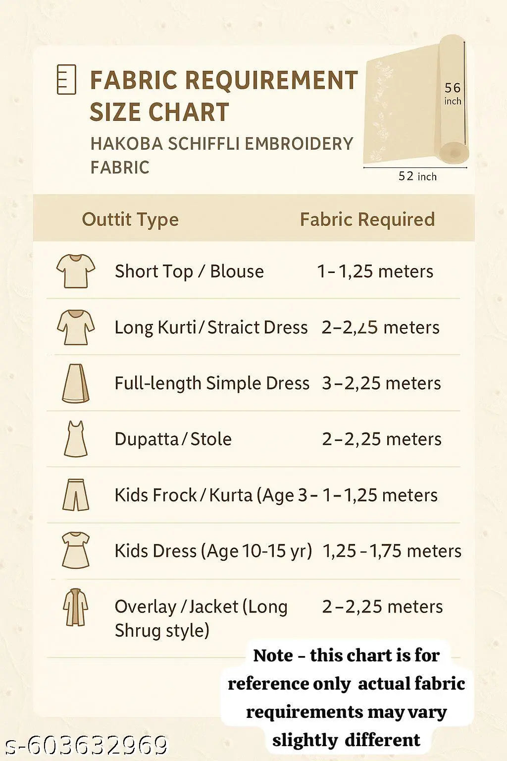 White Hakoba Schiffli Embroidered Cotton Fabric 56 Inch Width | 52 Inch Work | (Non-Dyeable) Premium Material for Kurti, Salwar Suit & Dresses