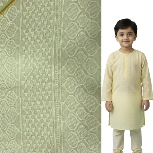 kids kurta yellow cotton material